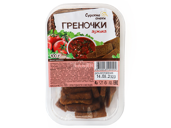 Сурские гренки с Аджикой (100 гр) в Москве